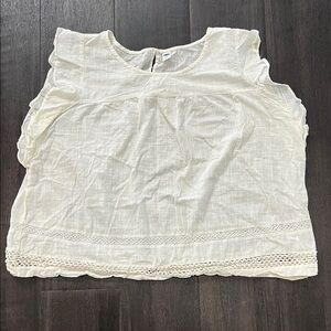 Old Navy Women's Ivory Blouse